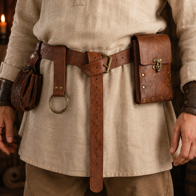 Costumes - Ensemble de ceinture de marchand viking