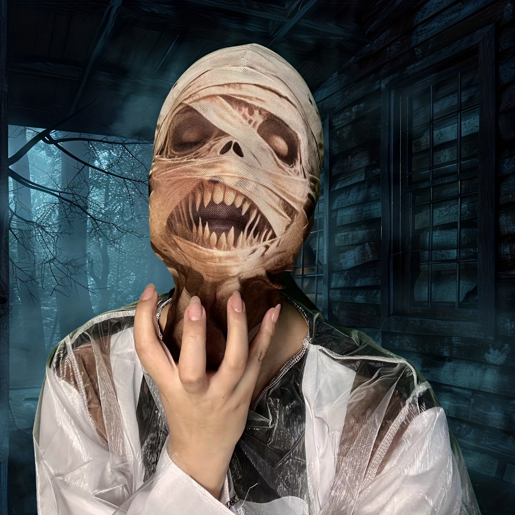 Led Purge Mask Halloween - 1 pièce Masque de momie en