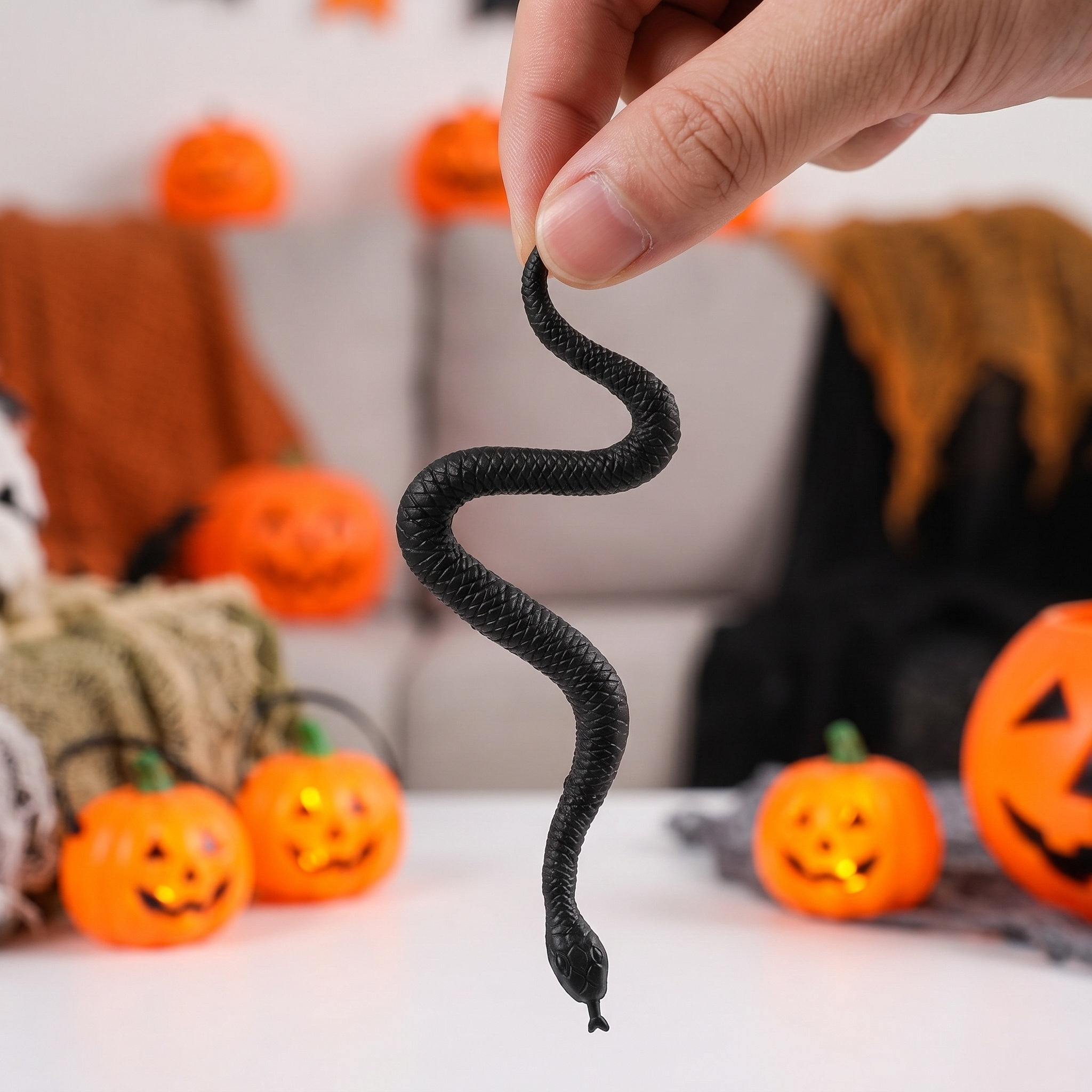 Prank Toys - 100 pièces d'accessoires de serpent réaliste