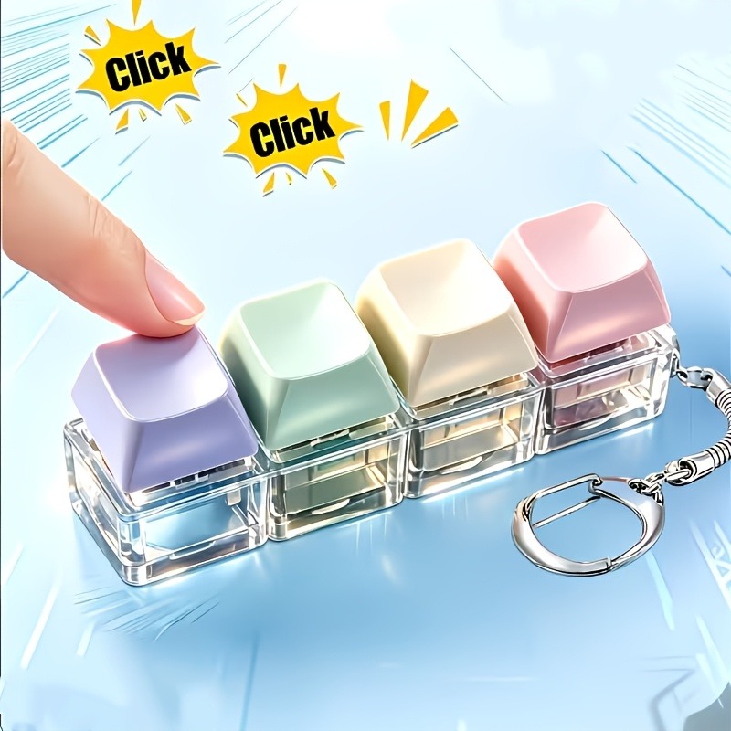 Novelty Gifts - 1 porte-clés anti-stress, jouet relaxant pour