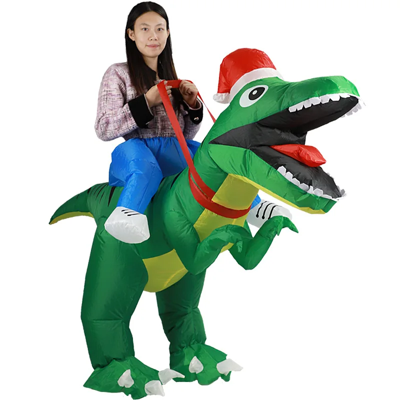 Inflatable Dinosaur Costume Adult - Costume gonflable de Noël Tyrannosaurus Rex,