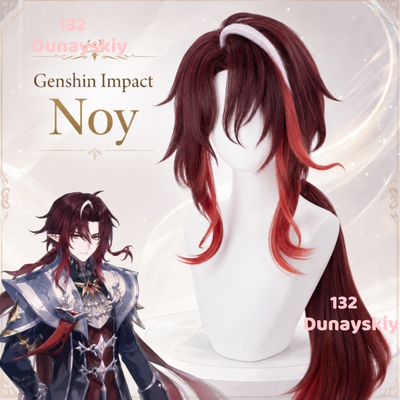 Perruque de cosplay Genshin Im - Anime Cosplay Wig Heat Resistant avis et prix