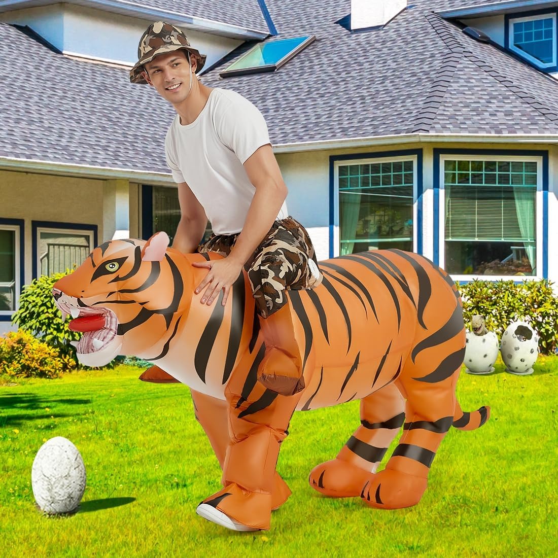 Déguisement de tigre gonflable - Costumes avis et prix